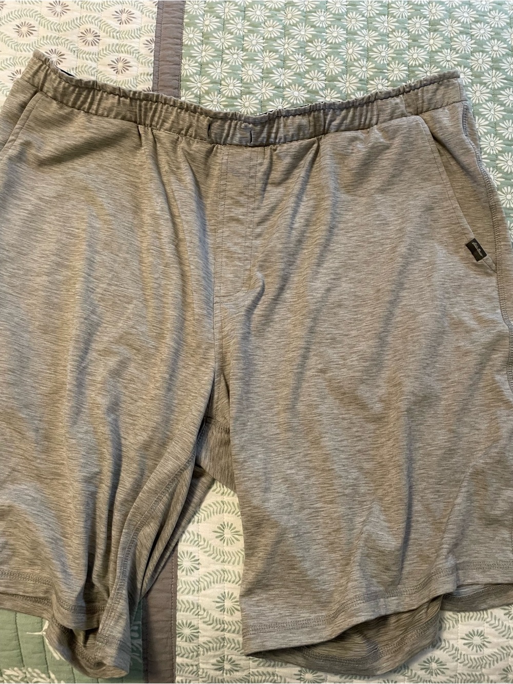 Eddie Bauer Heather Gray Athletic Knit Shorts